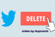 how to delete twitter account