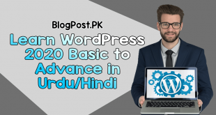 Learn WordPress 2020 Basic to Advance in Urdu/Hindi