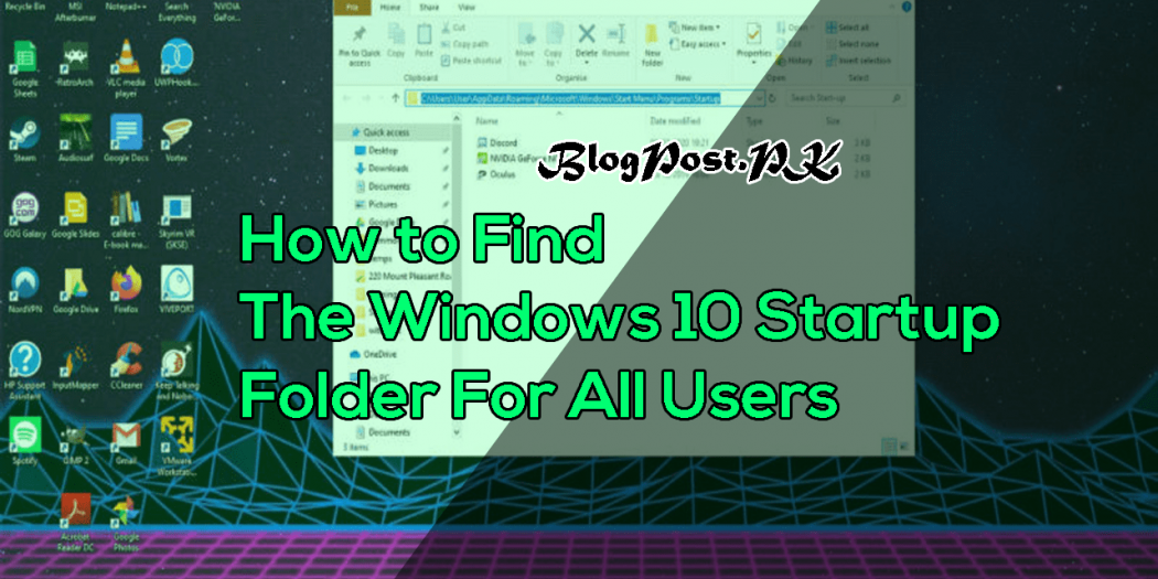 How to Find the Windows 10 Startup Folder for All Users-min